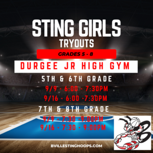 Girls tryouts